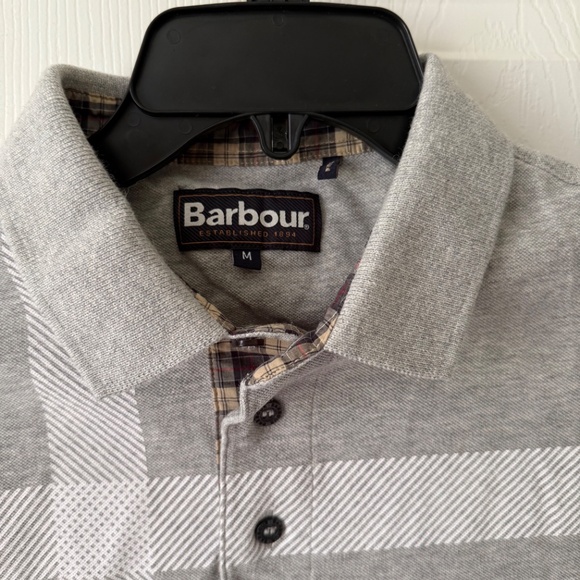 Barbour Blaine Tartan Polo Medium - Picture 2 of 3
